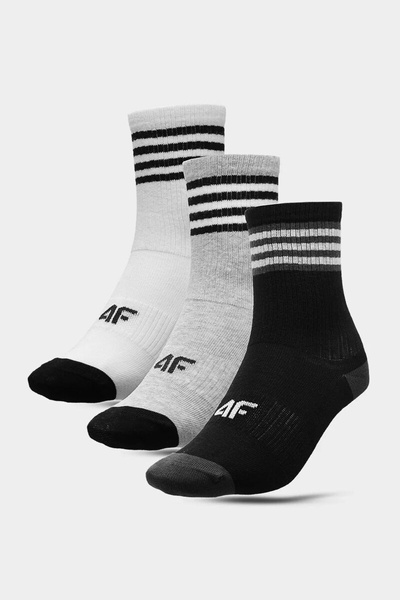 4F Casual Jungen Knöchelsocken 3-PACK 4FJWAW23USOCM234-90S Multicolor