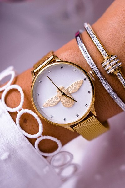 Moteriškas laikrodis Michael John Gold Murien