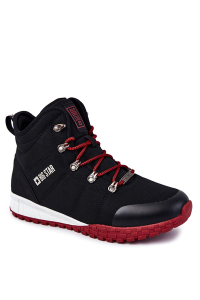 Chaussures de trekking pour hommes en mousse à mémoire de forme Big Star KK174112 noir