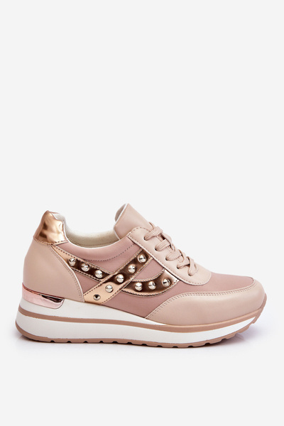 Studded Trainers Nude Adley