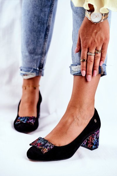 Escarpins Femme Maciejka Daim Noir 3356A-62/00-1