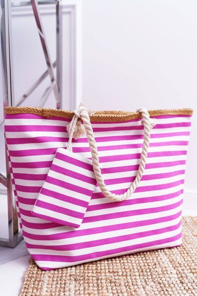 Beach mare geantă de mână Fuchsia pentru femei