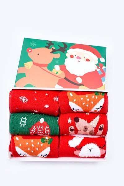 Ensemble de Noël de chaussettes pour enfants Mix
