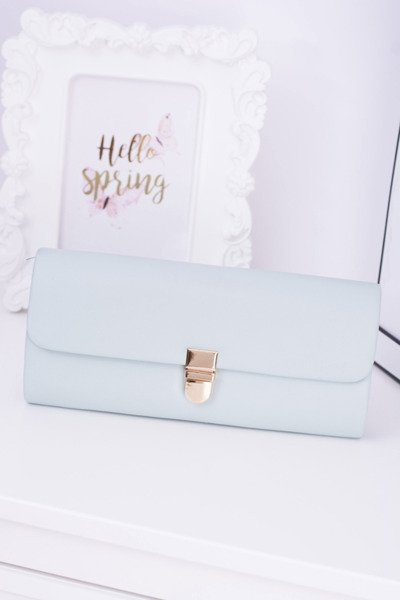 Pochette Menthe Pour Femme Chaîne Dorée