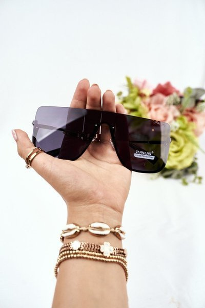 Moteriški akiniai nuo saulės Prius PRE-37 Black Gradient