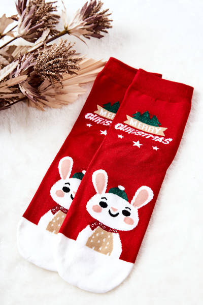 Șosete de Crăciun Red Rabbit