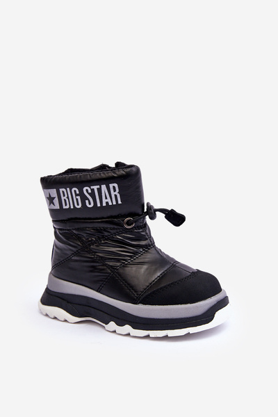 Bottes de neige doublées de polaire pour enfants noir Big Star MM374195