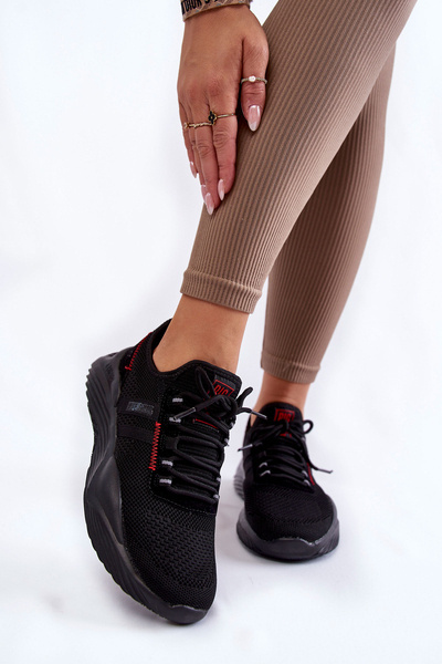 Women's Sneakers Memory Foam System Big Star KK274345 Black