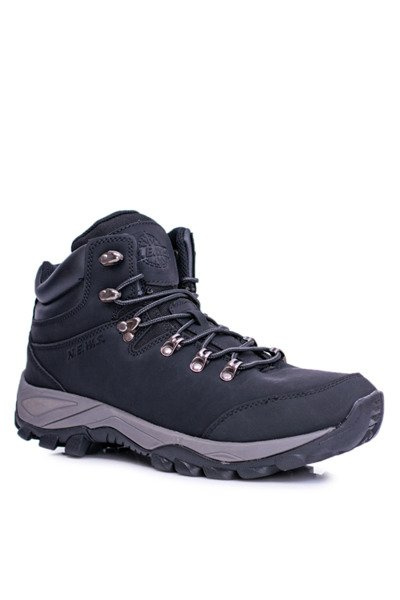 Herren Warmed Trekking Schuhe Schwarz Jax