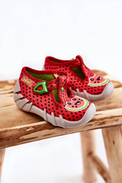 Schuhe Hausschuhe Befado Wassermelonen 110P459 Rot