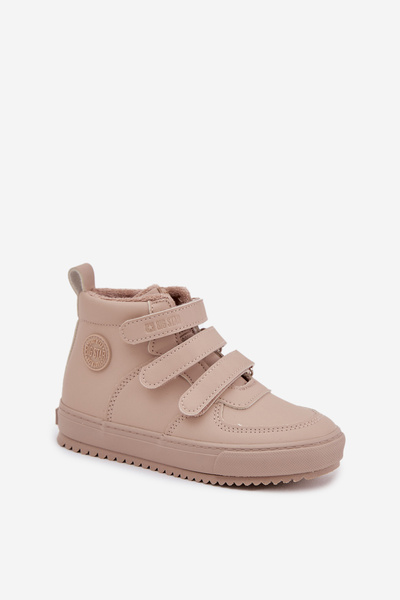 Meleg Bakancs Sneakers Gyerekeknek Téppel Big Star SS374072 Bézs