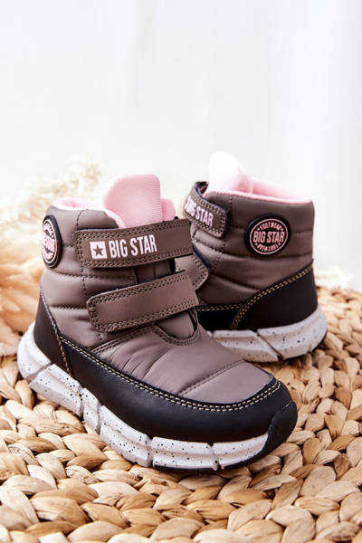 Cizme de zăpadă pentru copii Spumă Big Star II374071 Grey