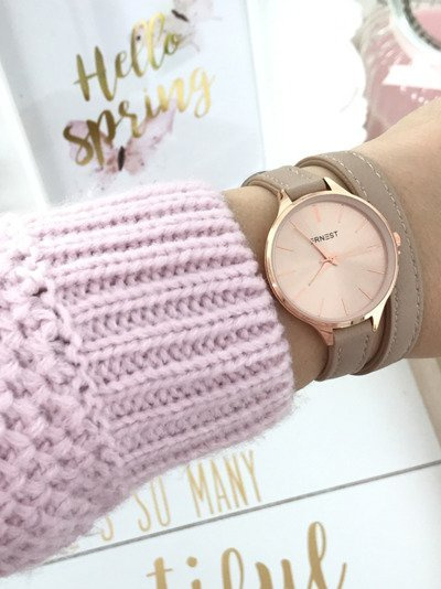 Montre Femme Ernest Jules Beige