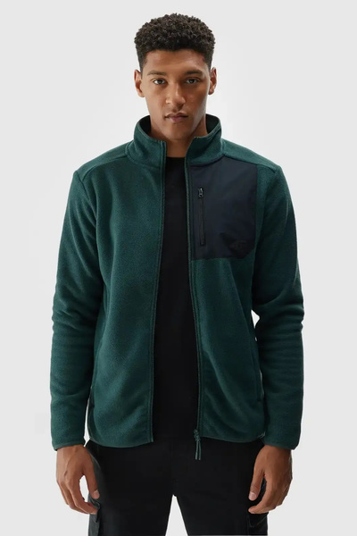 Sweat à capuche Polar Regular 4F pour hommes, noir 4FWMM00TFLEM290-20S