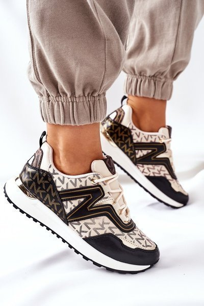 Logan Sportschuhe Turnschuhe Beige-Schwarz Always