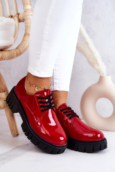 Chaussures Laquées à la Mode La.Fi 210013R-LA Rouge